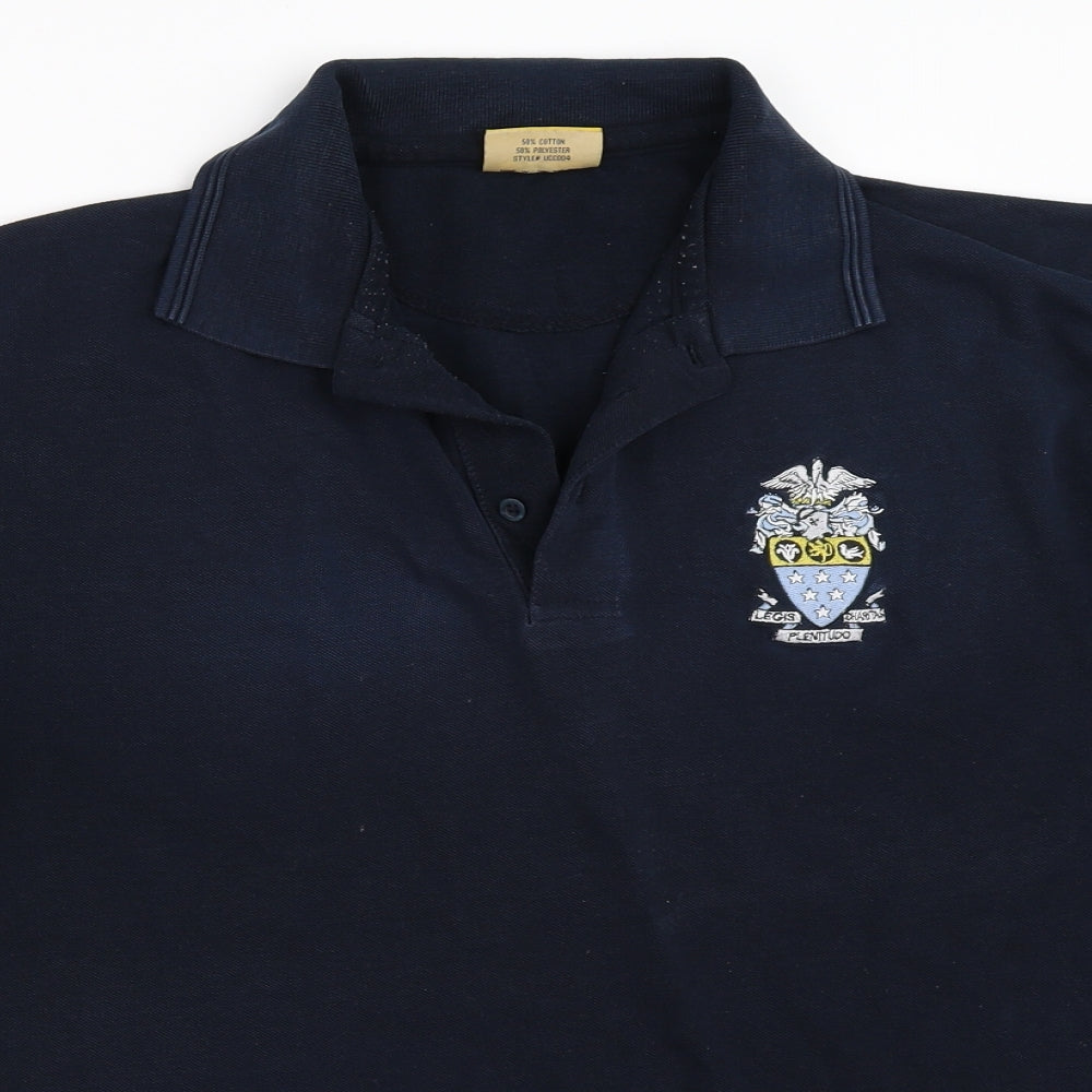 UCC Collection Mens Blue    Polo Size L