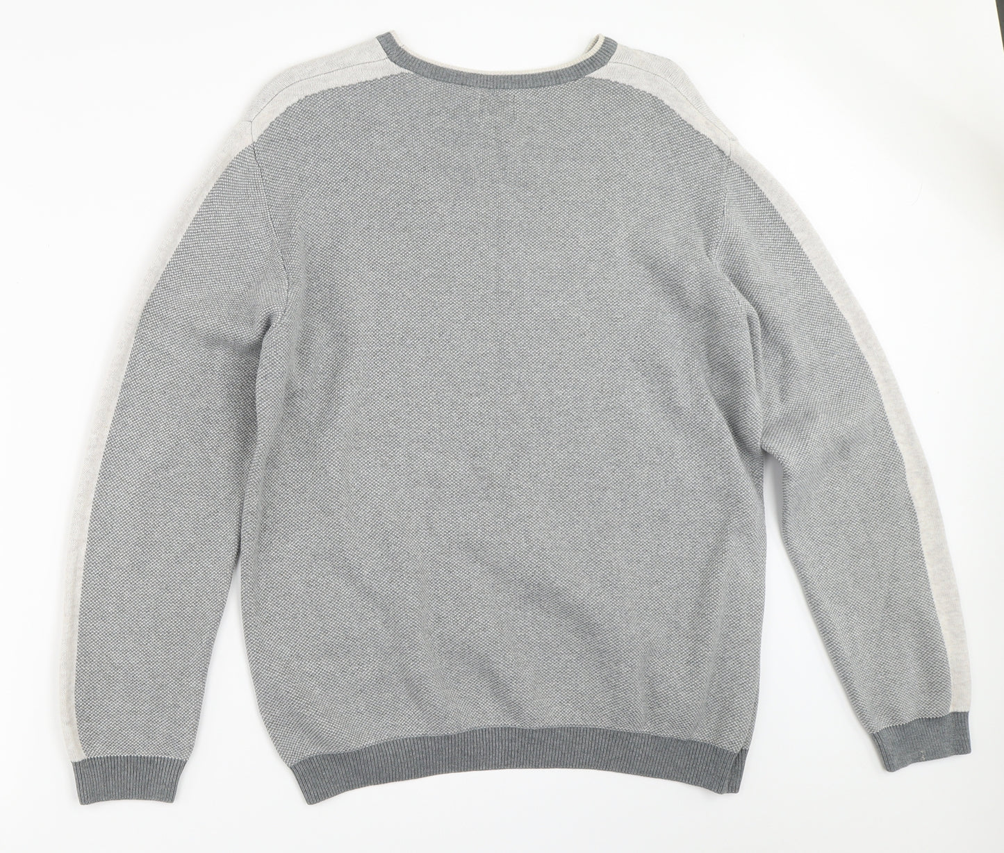 Matalan Mens Grey   Pullover Jumper Size L