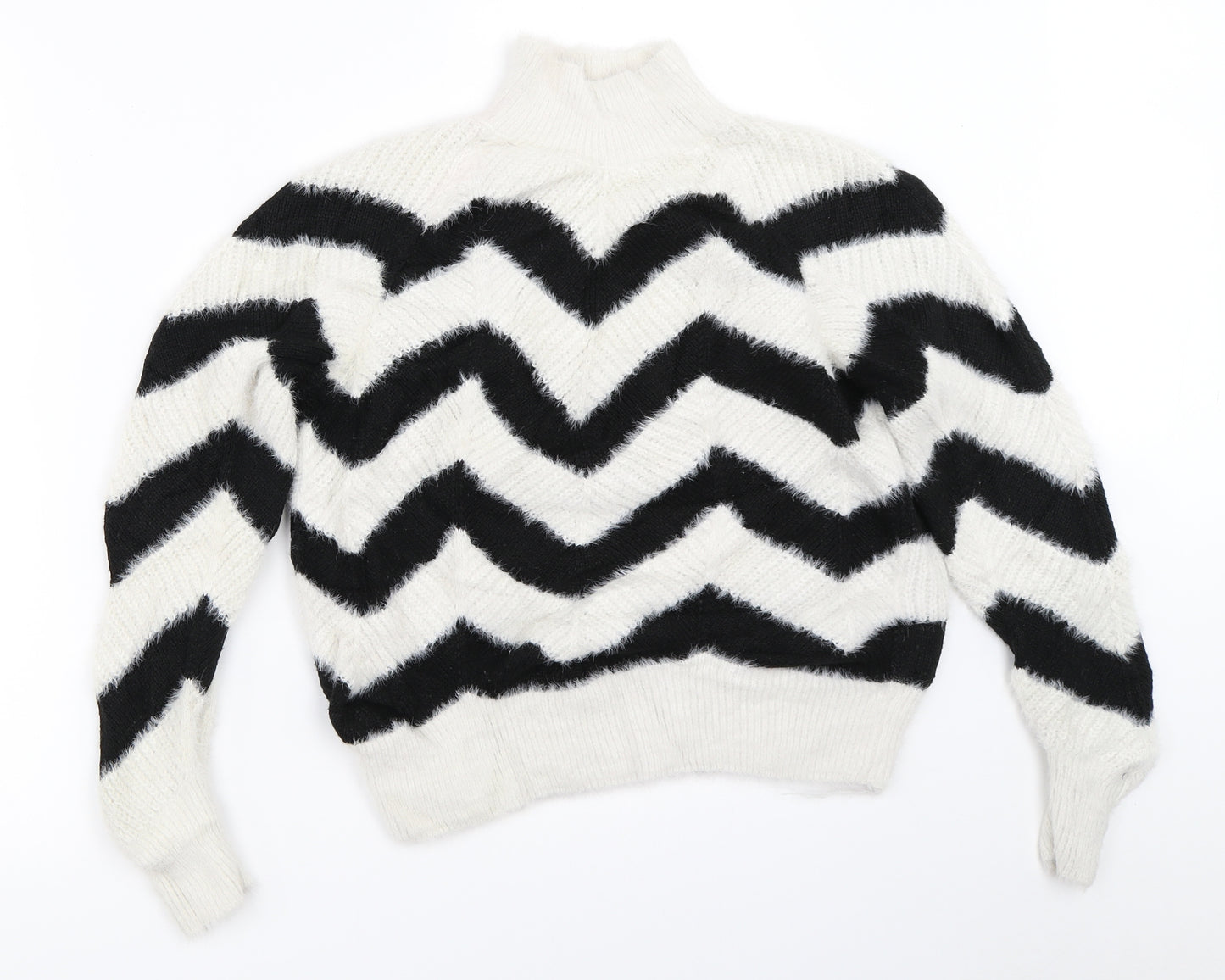 Primark Womens White   Pullover Jumper Size XS