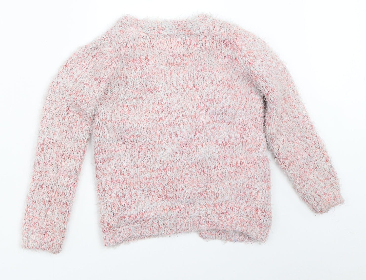 YD Girls Pink   Cardigan Jumper Size 7-8 Years