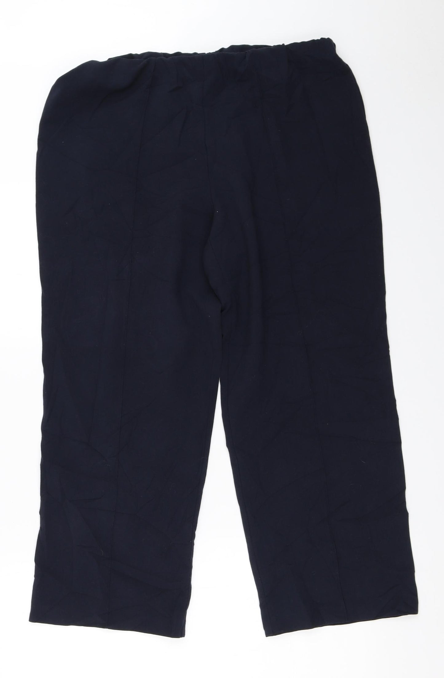 Sarah Hamilton Womens Blue   Trousers  Size 14 L25 in