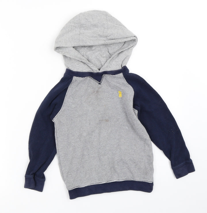 Debenhams Boys Blue Pullover Hoodie Size 4-5 Years