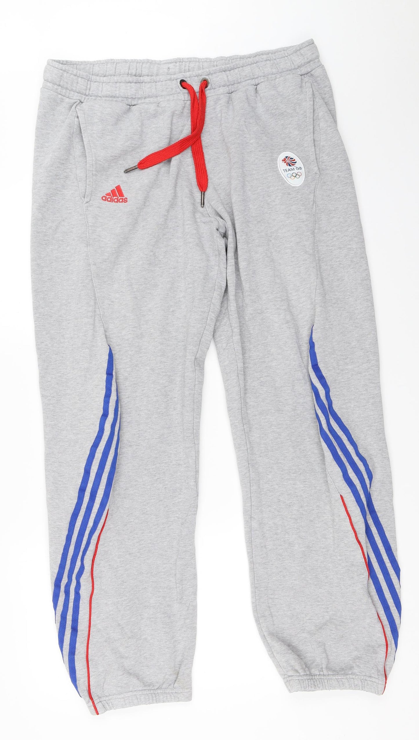 adidas Mens Grey   Jogger Trousers Size L L30 in - team gb