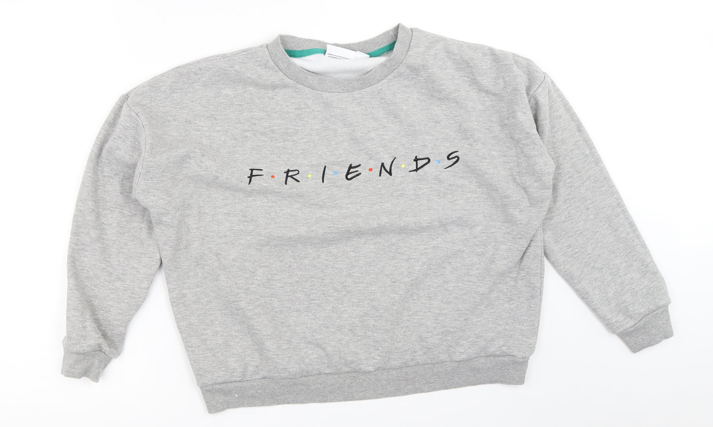 Primark Womens Grey   Pullover Sweatshirt Size XS  - friends