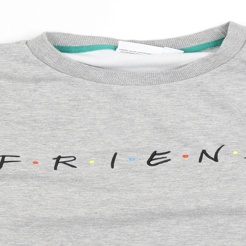 Primark Womens Grey   Pullover Sweatshirt Size XS  - friends