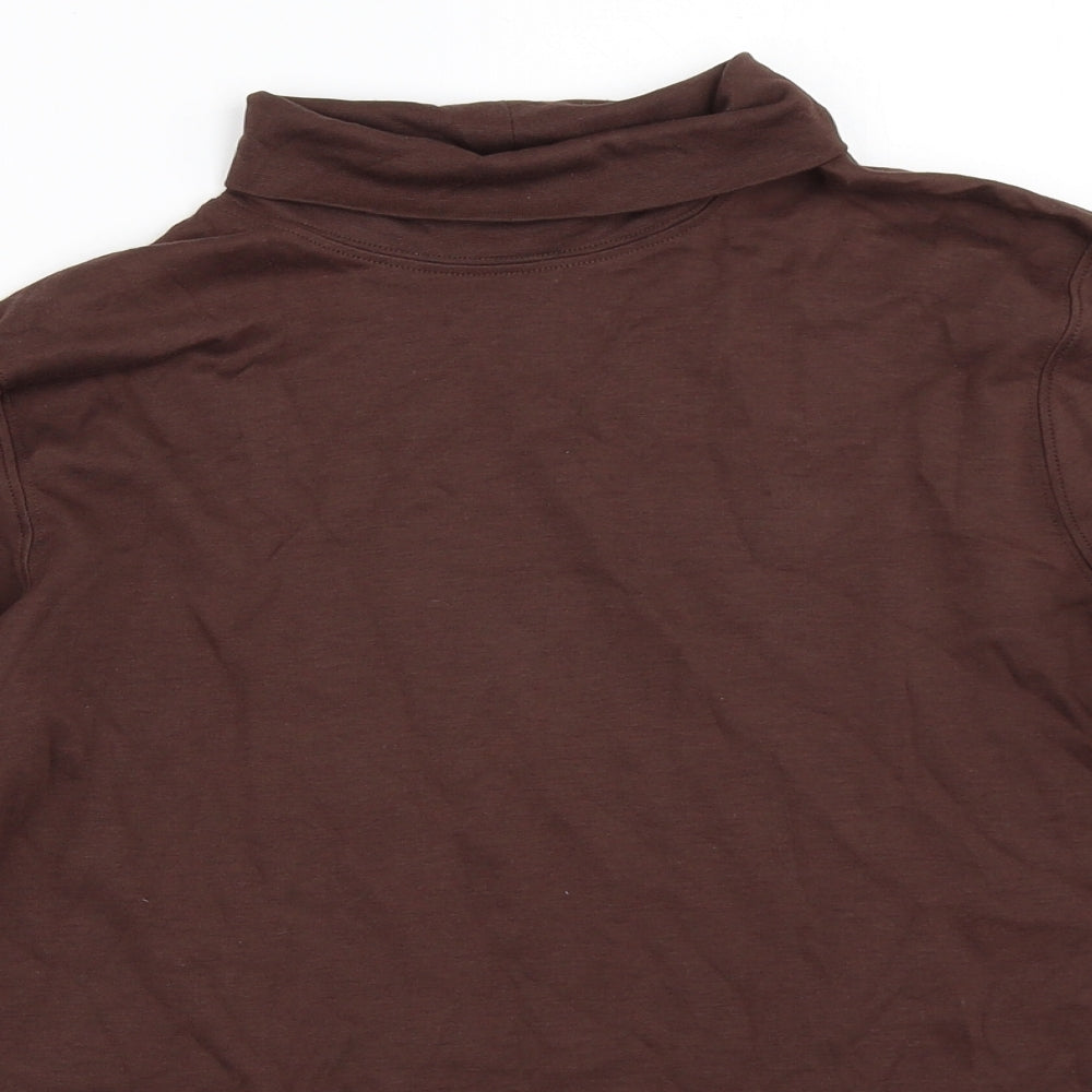 Spirit of the Andes Womens Brown   Basic T-Shirt Size M