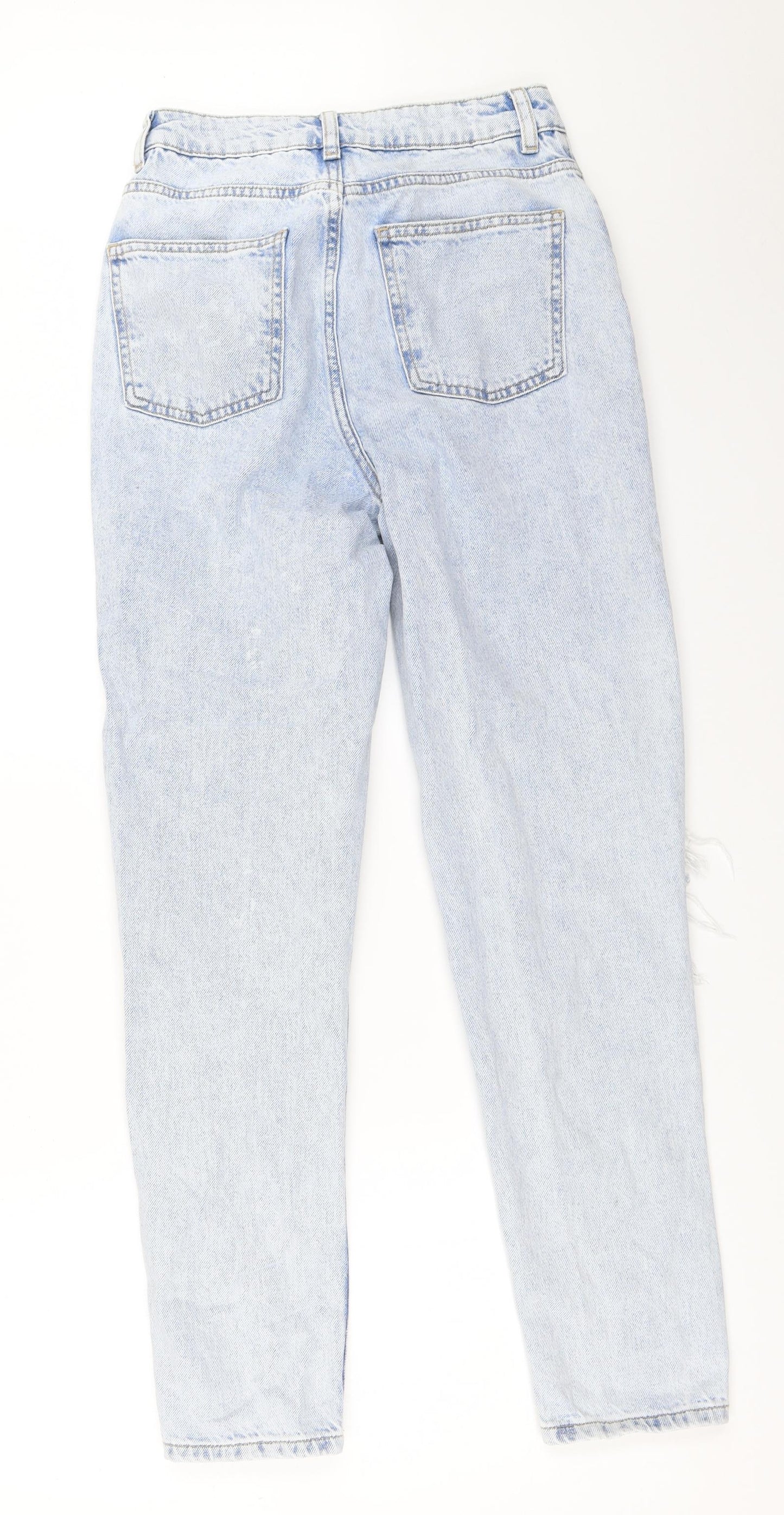 Primark Womens Blue  Denim Mom Jeans Size 6 L29 in