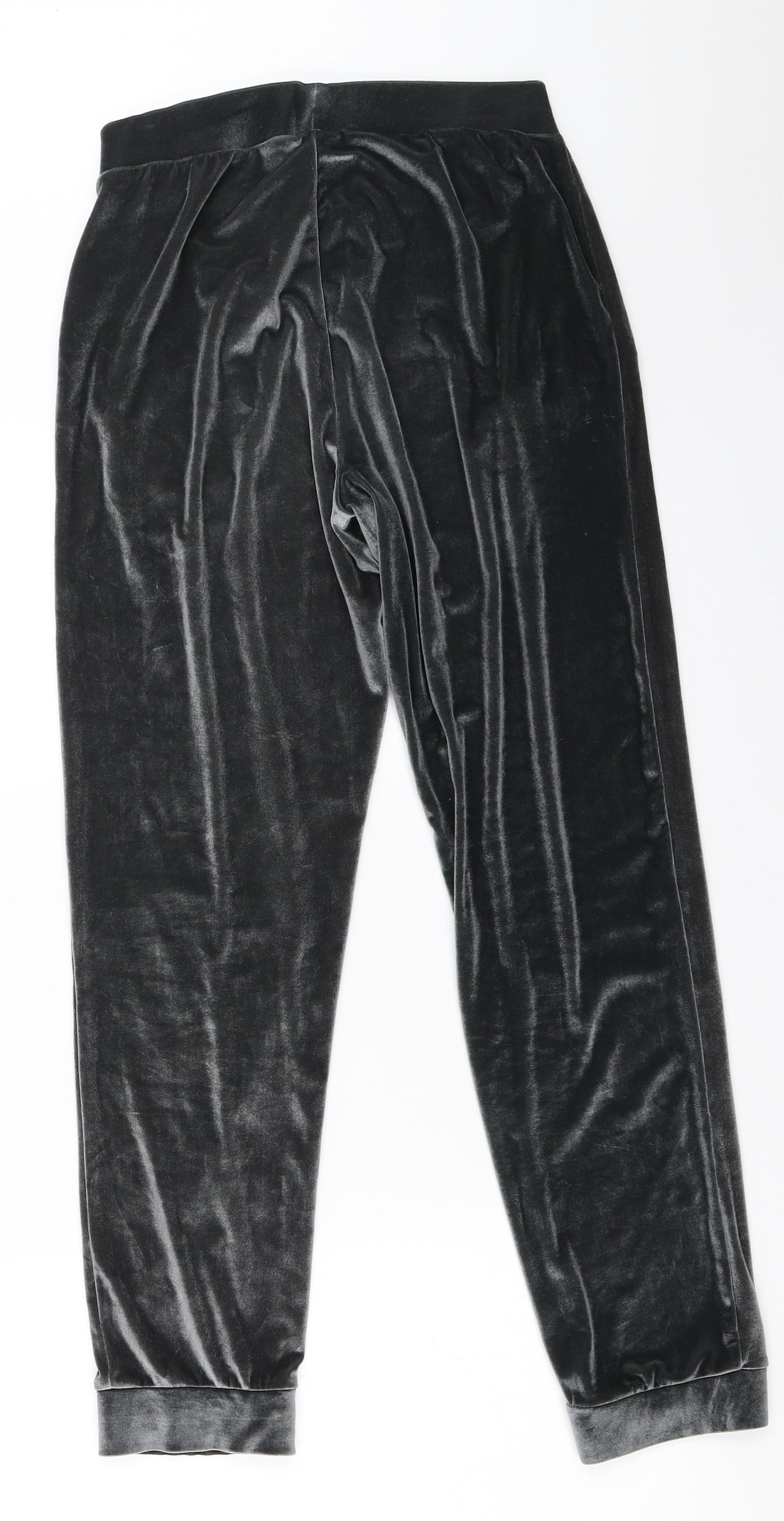 River Island Girls Grey  Velour Jogger Trousers Size 11-12 Years
