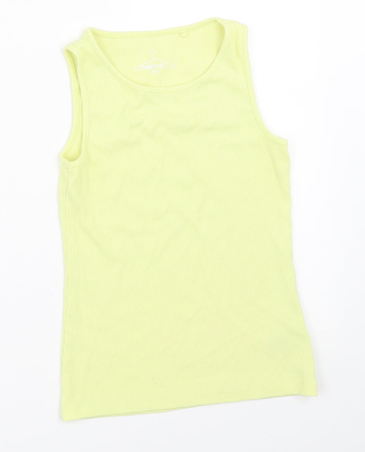 NEXT Girls Yellow   Basic Tank Size 9 Years