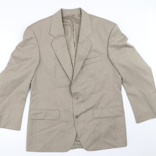 St Micahel Mens Beige   Jacket Blazer Size 38