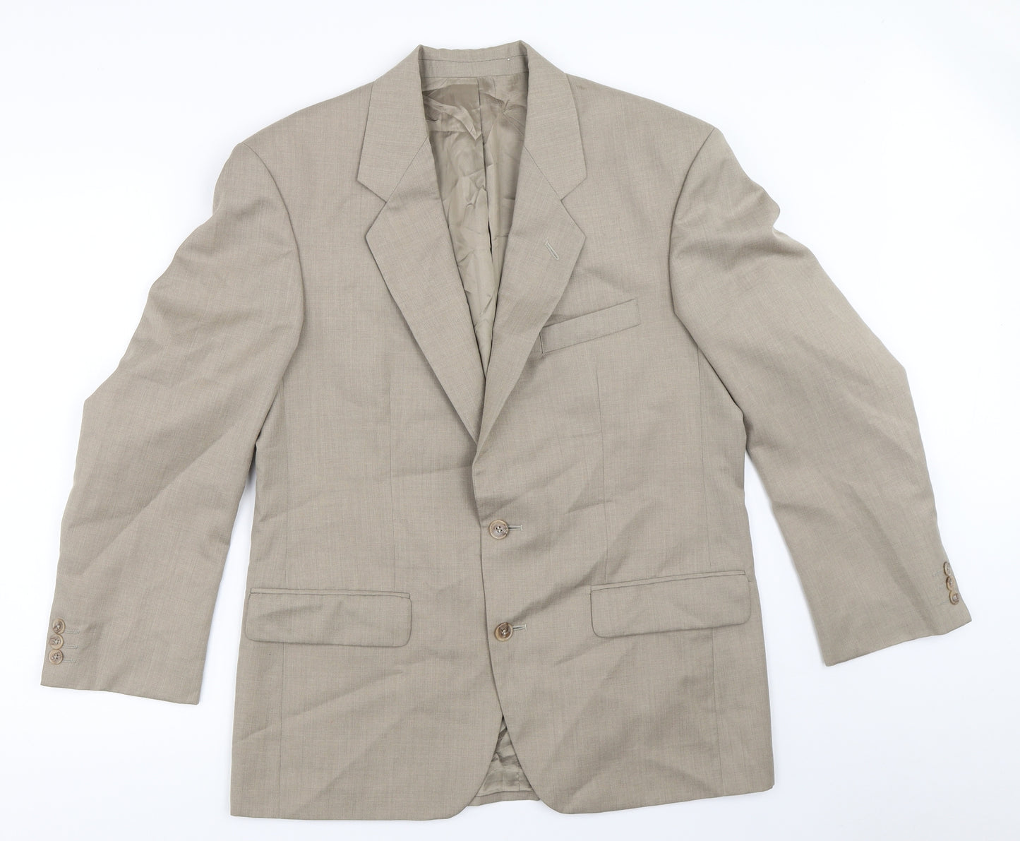St Micahel Mens Beige   Jacket Blazer Size 38