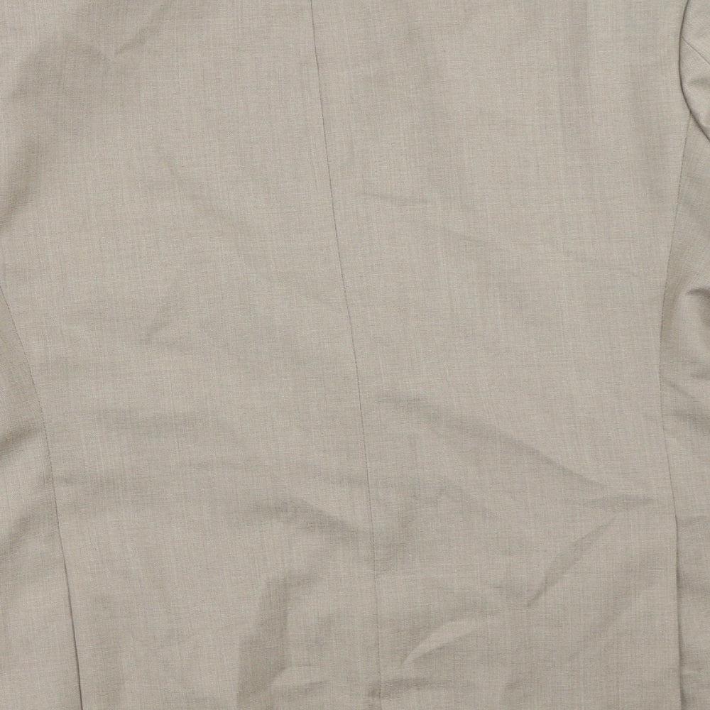 St Micahel Mens Beige   Jacket Blazer Size 38