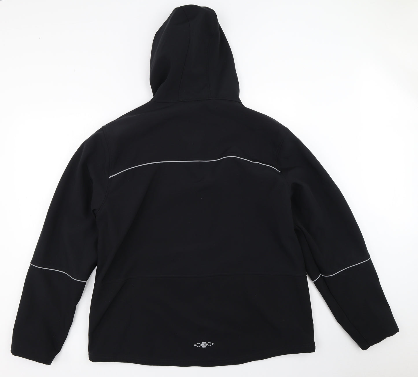 Leicester Tigers Mens Black   Jacket  Size 3XL