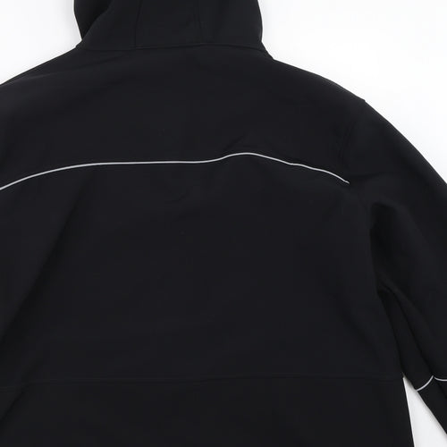 Leicester Tigers Mens Black   Jacket  Size 3XL