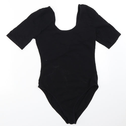 FOREVER 21 Womens Black   Basic T-Shirt Size L  - bodysuit
