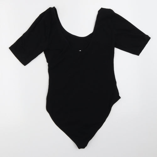 FOREVER 21 Womens Black   Basic T-Shirt Size L  - bodysuit