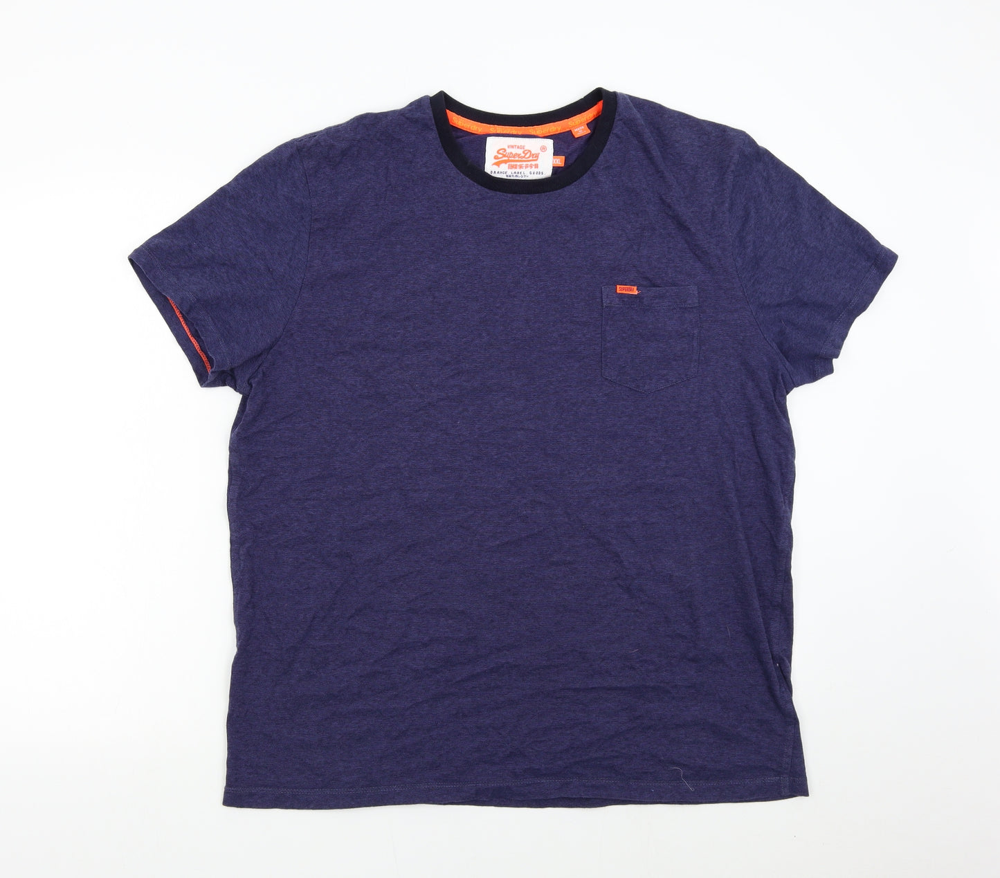 Superdry Mens Blue    T-Shirt Size 2XL