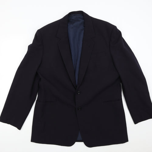 Preworn Mens Blue   Jacket Suit Jacket Size 42