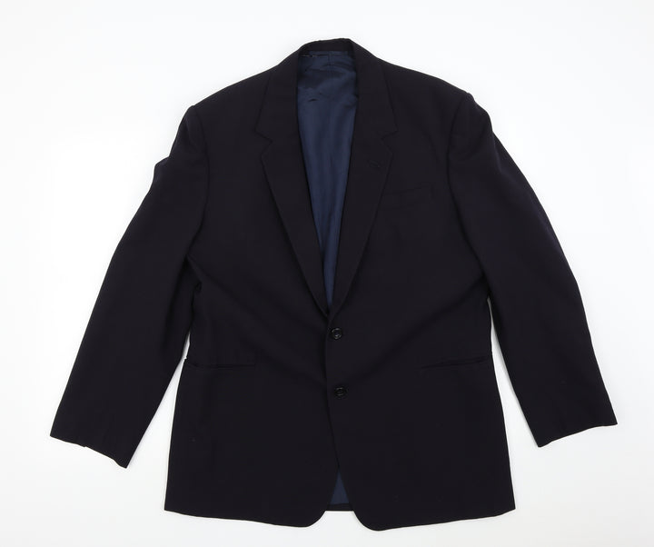 Preworn Mens Blue   Jacket Suit Jacket Size 42