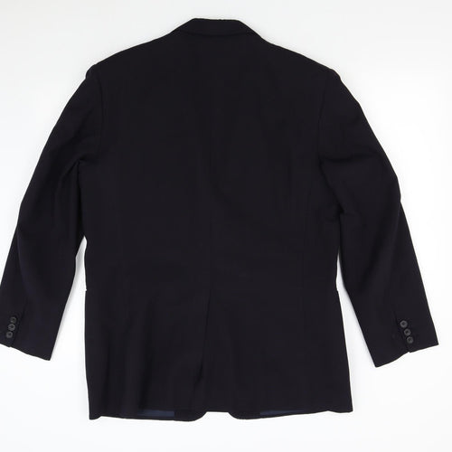 Preworn Mens Blue   Jacket Suit Jacket Size 42