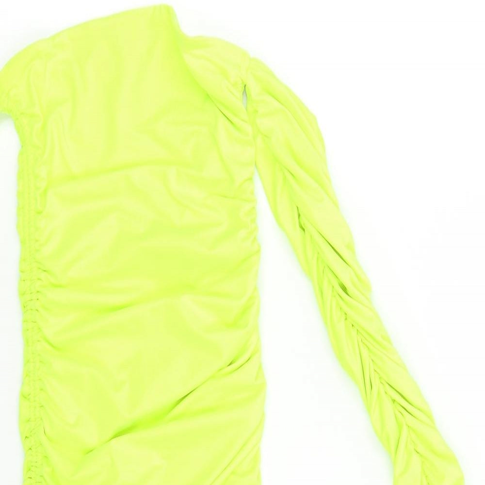Polly Womens Green   Basic Blouse Size 8