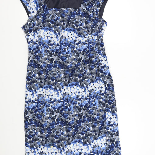 Changes Womens Blue Floral  Shift  Size 12
