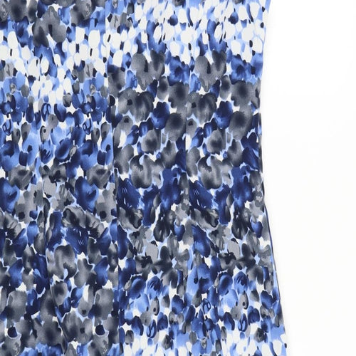 Changes Womens Blue Floral  Shift  Size 12