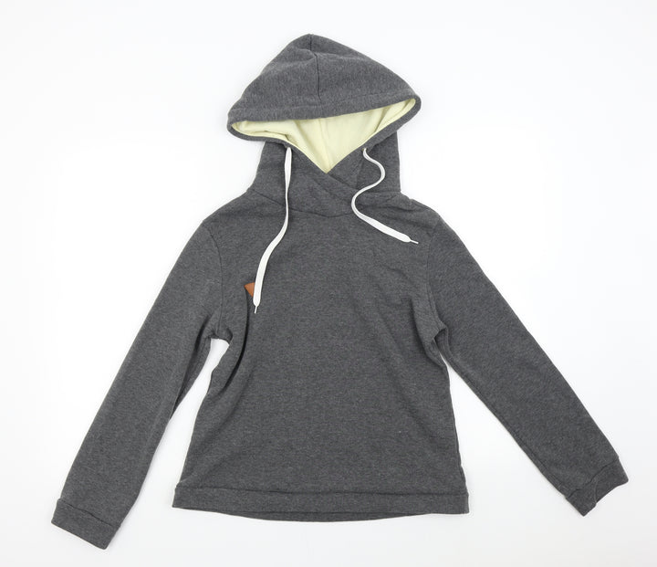 Preworn Womens Grey Pullover Hoodie Size S