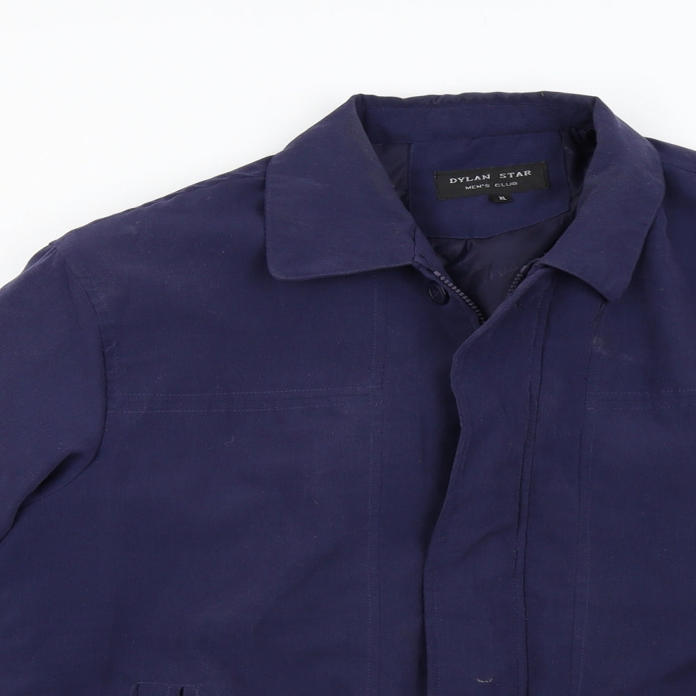 Dylan Star Mens Blue   Jacket  Size XL