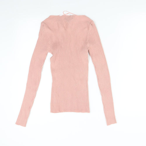 Cashel Womens Pink  Knit Pullover Jumper Size XL