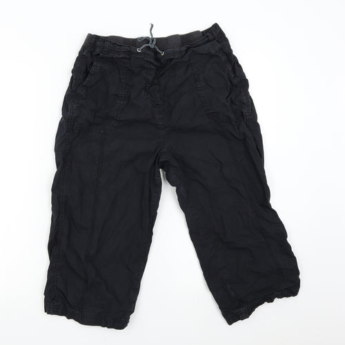 Julipa Womens Black   Bermuda Shorts Size 14