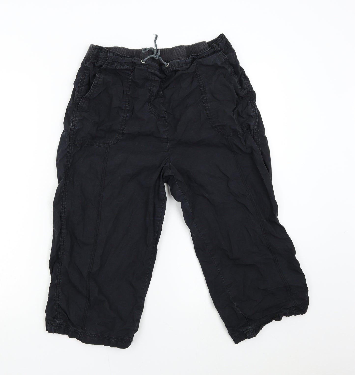 Julipa Womens Black   Bermuda Shorts Size 14