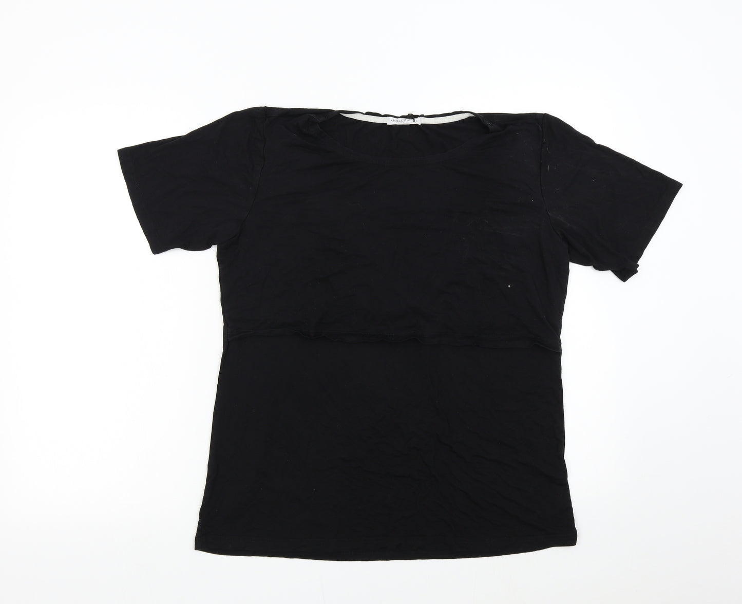Small Show Womens Black   Basic T-Shirt Size L
