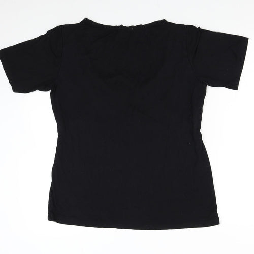 Small Show Womens Black   Basic T-Shirt Size L