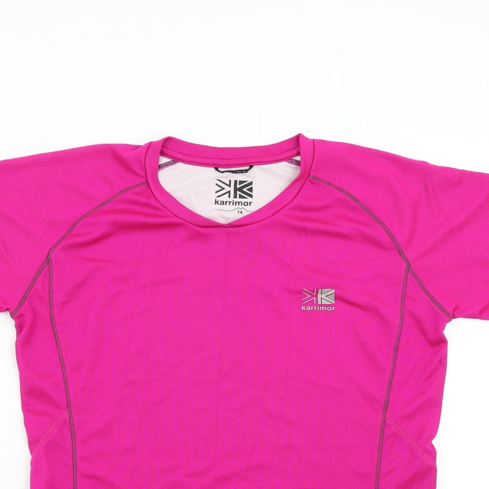 Karrimor Womens Pink   Basic T-Shirt Size 14