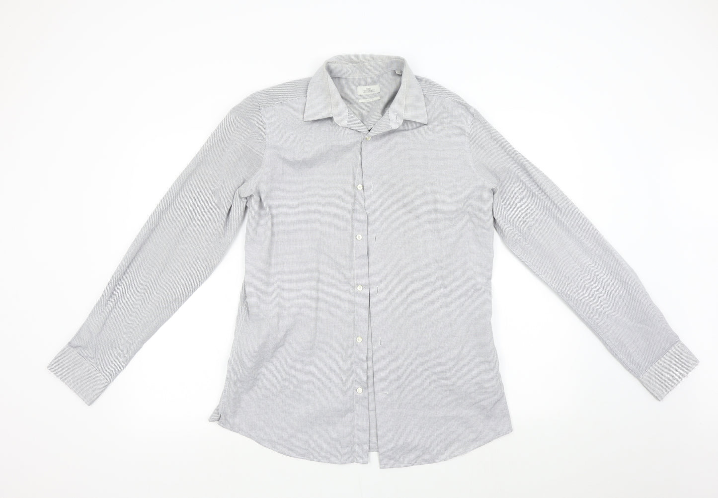 NEXT Mens Grey    Dress Shirt Size 15.5