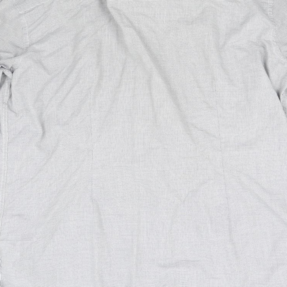 NEXT Mens Grey    Dress Shirt Size 15.5