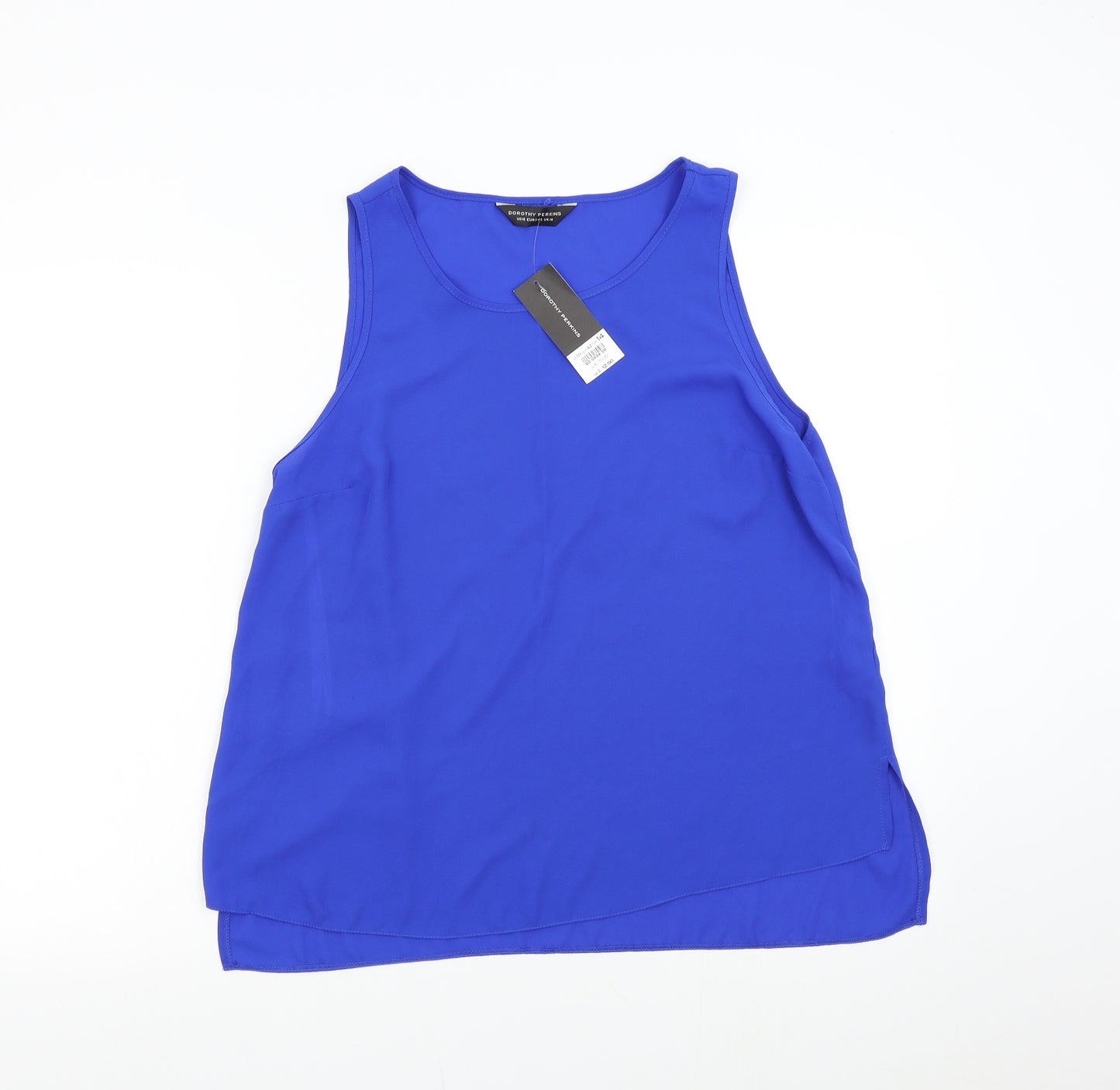 Dorothy Perkins Womens Blue   Basic Tank Size 14