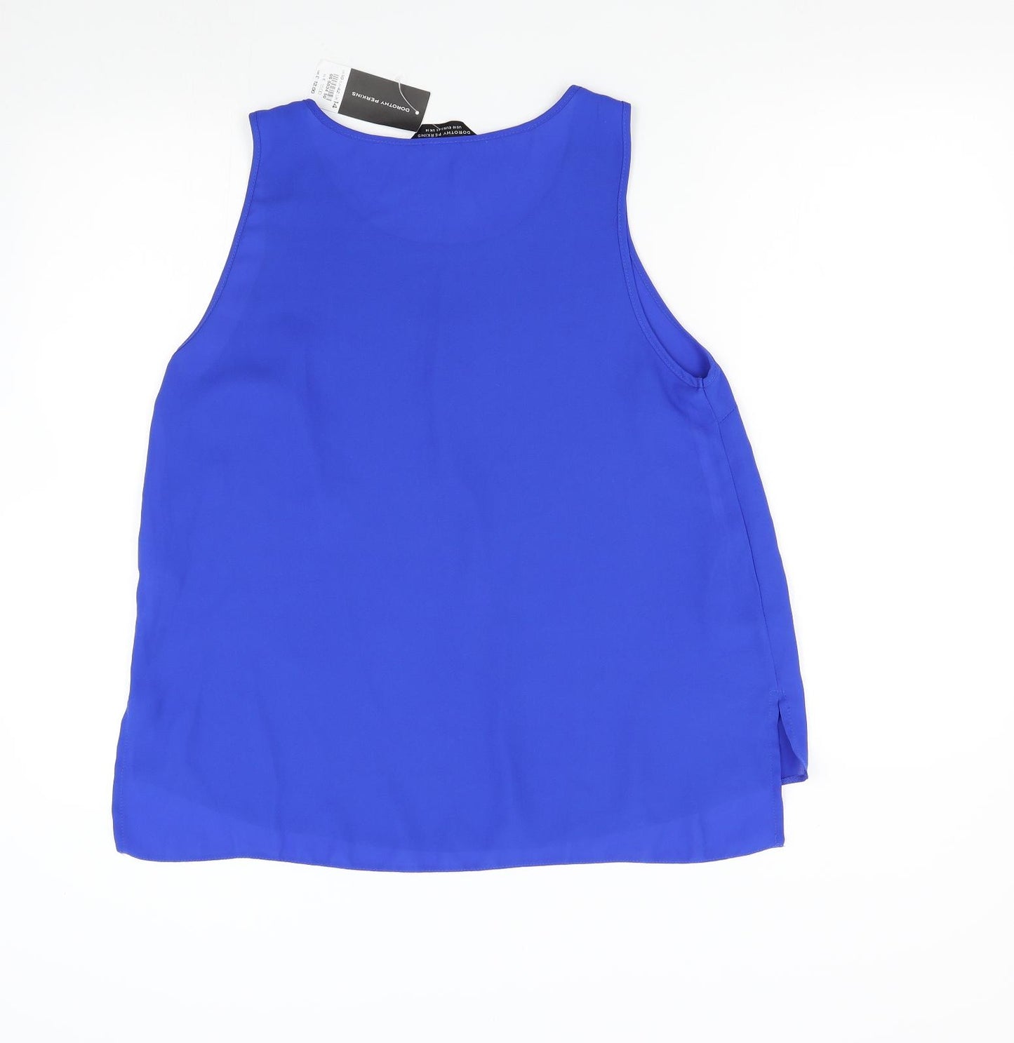 Dorothy Perkins Womens Blue   Basic Tank Size 14