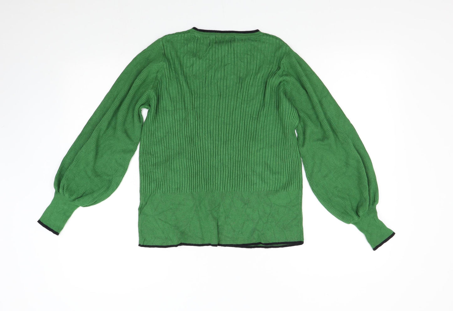 m&s Womens Green   Pullover Jumper Size 16