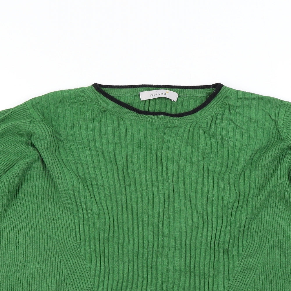 m&s Womens Green   Pullover Jumper Size 16