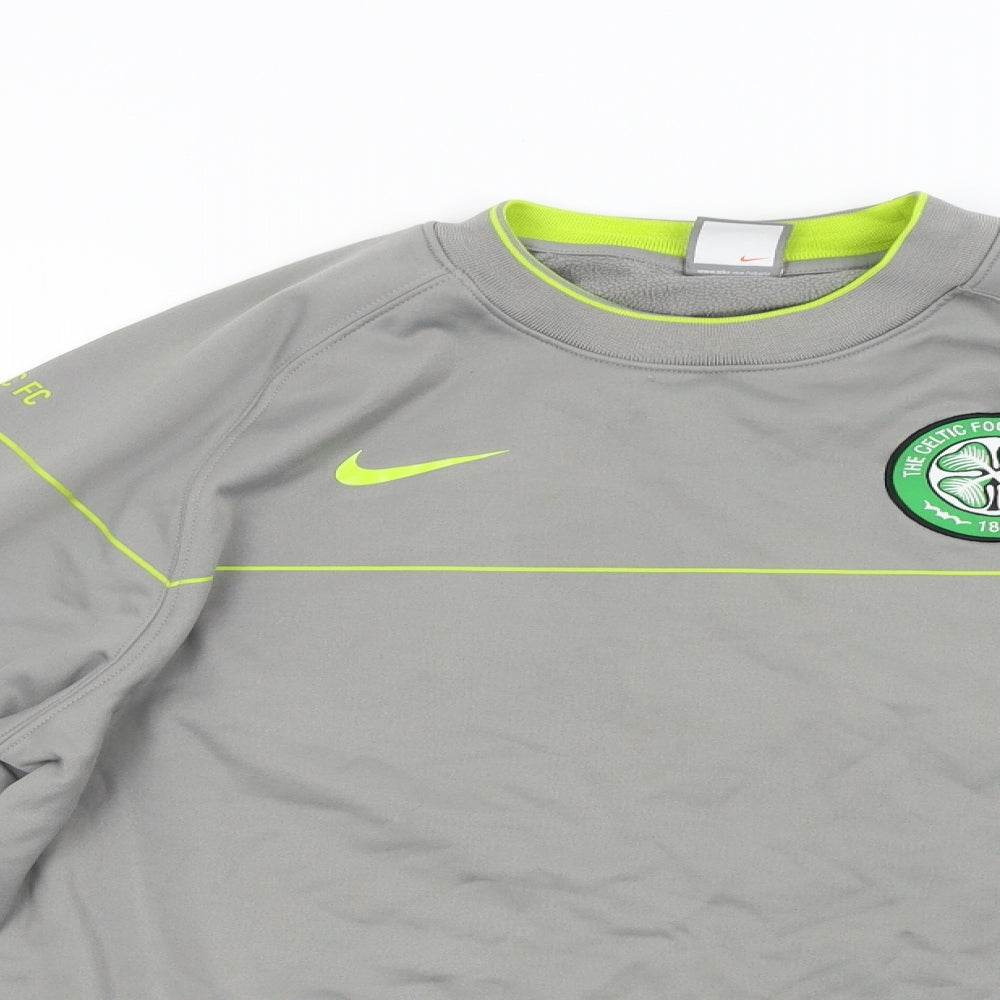 Nike Mens Grey   Pullover Jumper Size M  - Celtic Football Club