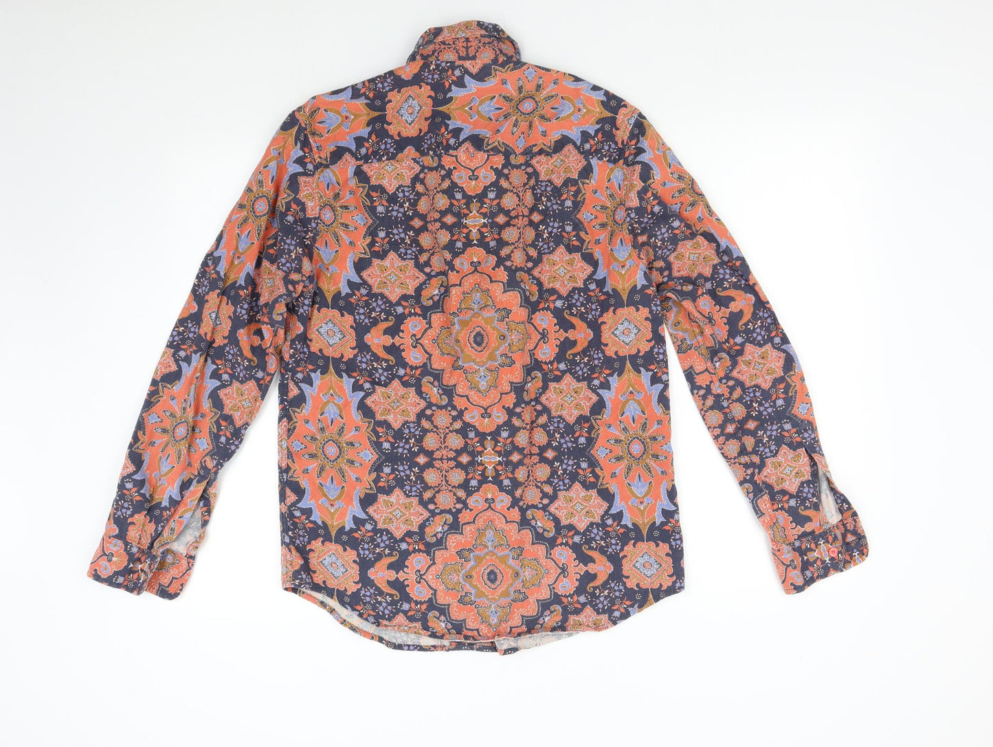 Topman Mens Multicoloured Geometric   Button-Up Size S