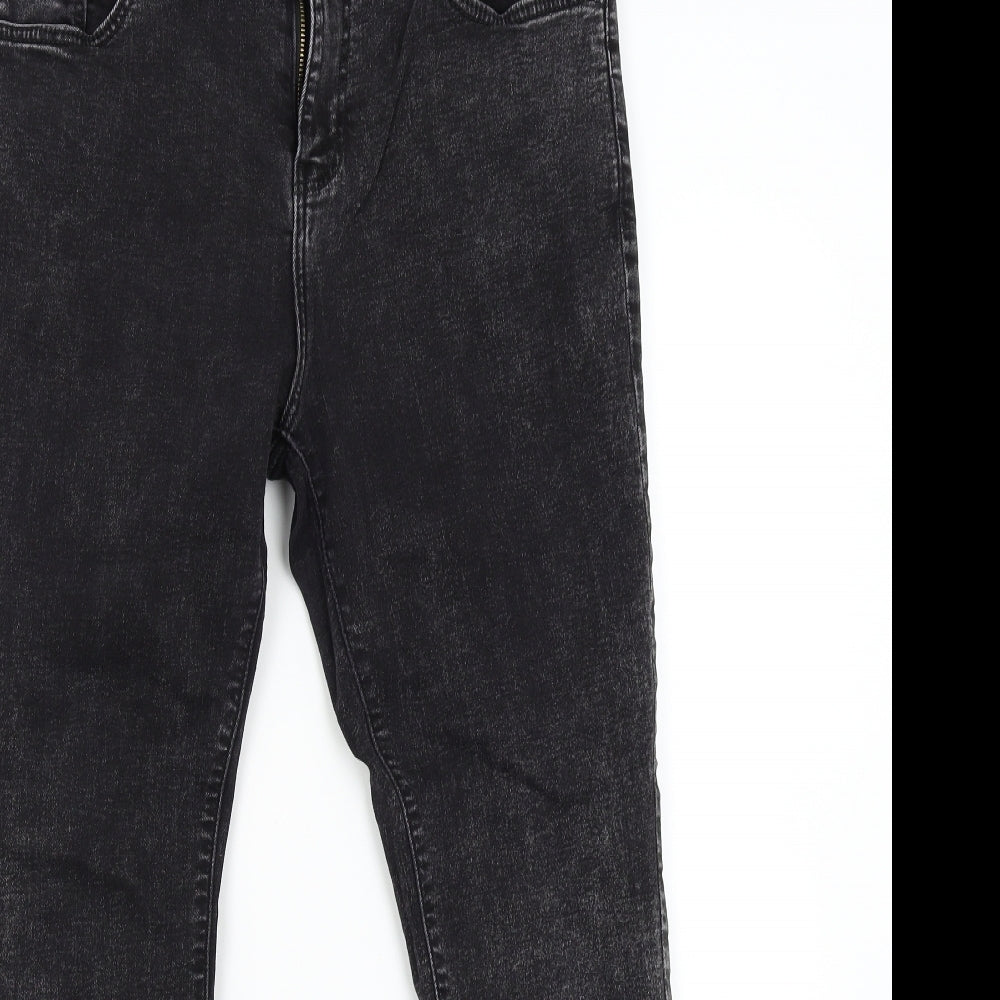 TU Mens Black  Denim Skinny Jeans Size 16 L26 in