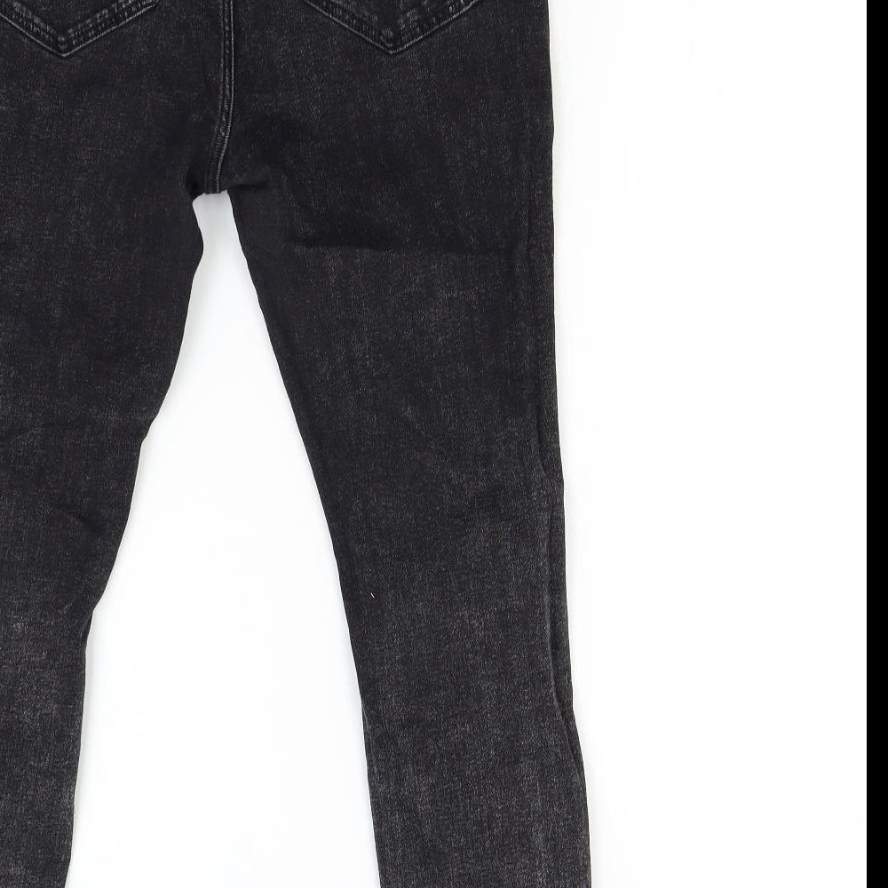 TU Mens Black  Denim Skinny Jeans Size 16 L26 in