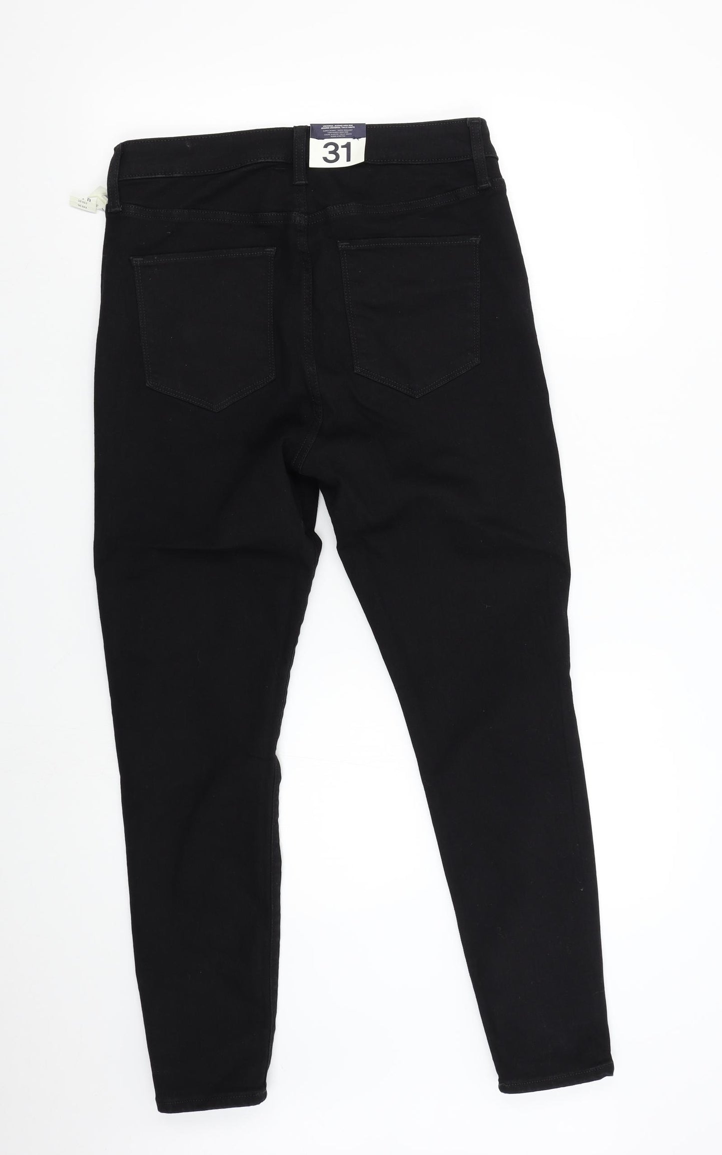 Gap Womens Black  Denim Skinny Jeans Size 12 L27 in