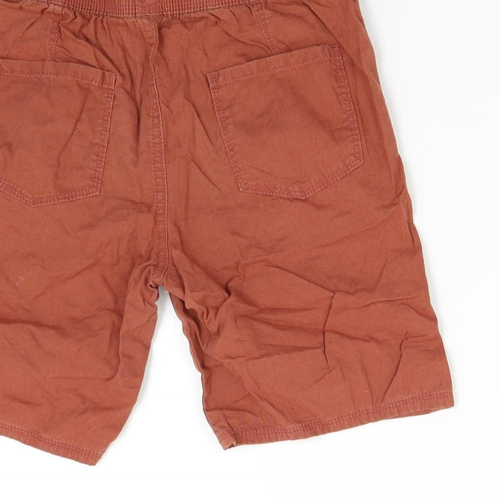 George Boys Orange   Bermuda Shorts Size 10-11 Years