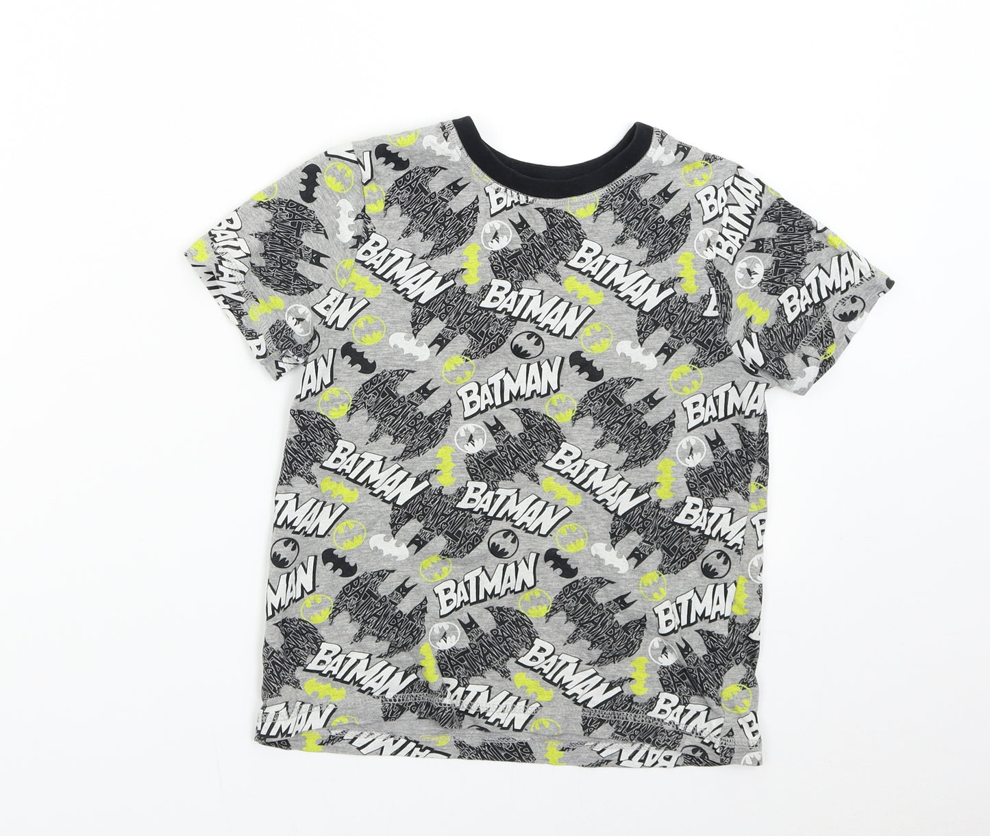 George Boys Grey   Basic T-Shirt Size 6-7 Years  - Bat-Man