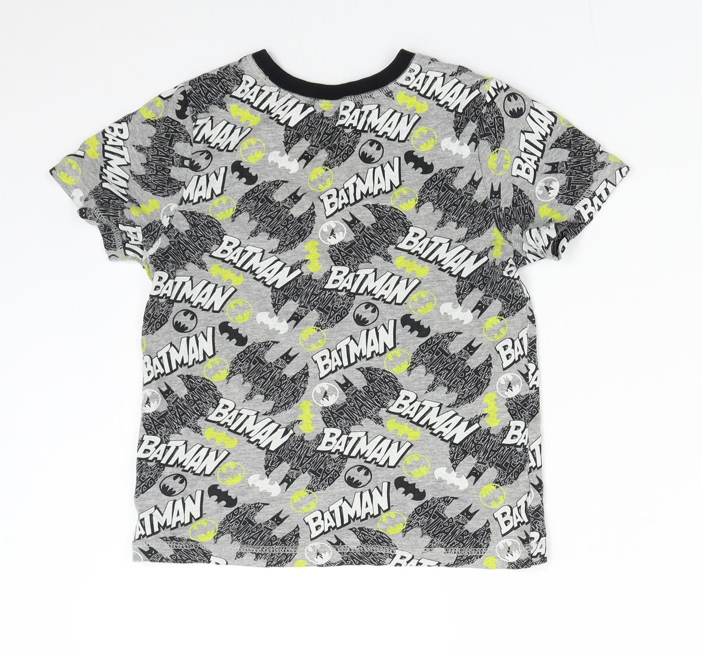 George Boys Grey   Basic T-Shirt Size 6-7 Years  - Bat-Man