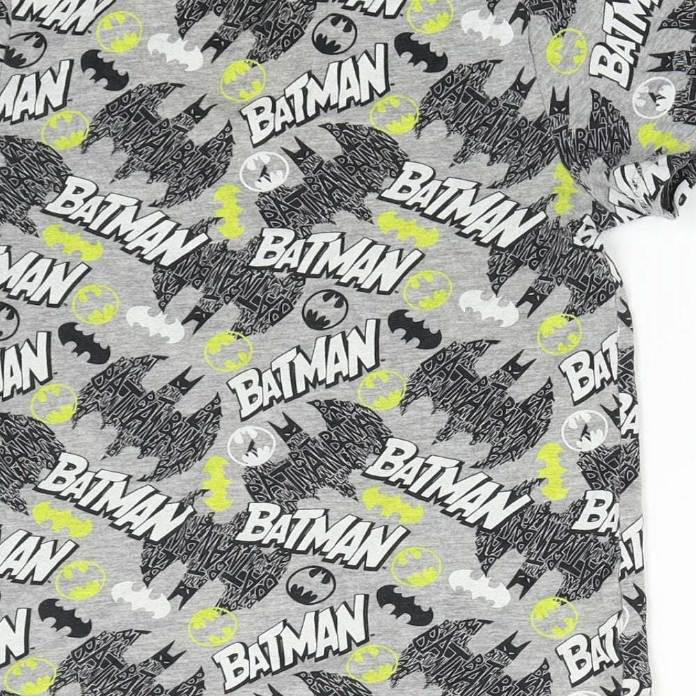 George Boys Grey   Basic T-Shirt Size 6-7 Years  - Bat-Man